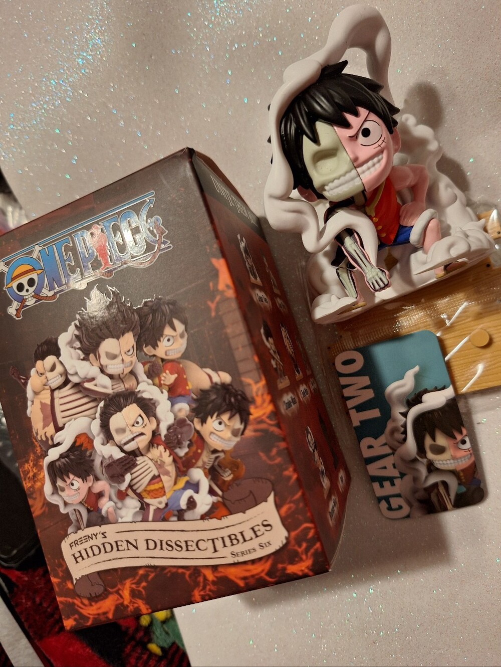 One Piece Figure Hidden Dissectibles Gear Two Blue Card Character New